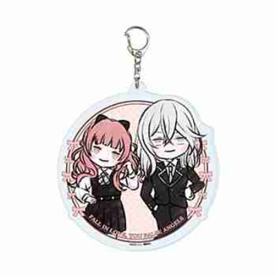 (s)デカアクリルキーホルダー｢恋せよまやかし天使ども｣01/桂おとぎ&一刻 制服ver.(グラフアートイラスト) 送料別880円