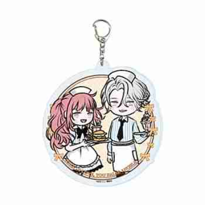 (s)デカアクリルキーホルダー｢恋せよまやかし天使ども｣03/桂おとぎ&一刻 ダイナーver.(グラフアートイラスト) 送料別880円