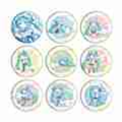 (s)ホログラム缶バッジ(57mm)｢初音ミク×シナモロール｣02/ブラインド(全9種)(コラボイラスト) 送料別880円