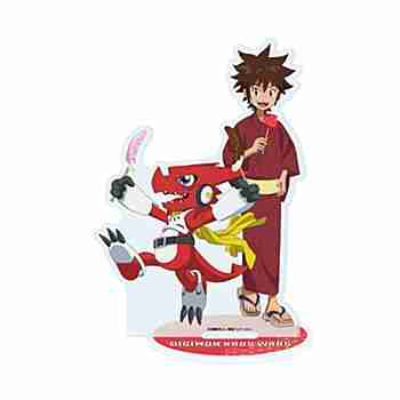 (s)アクリルスタンド｢デジモンクロスウォーズ｣02/工藤タイキ&シャウトモン(描き下ろしイラスト) 送料別880円