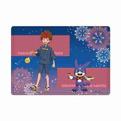 (s)キャラクリアケース｢デジモンクロスウォーズ｣01/明石タギル&ガムドラモン(描き下ろしイラスト) 送料別880円