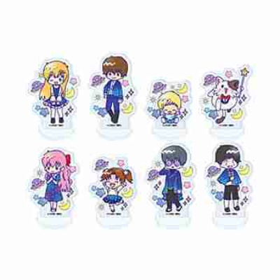 (s)アクリルぷちスタンド｢だぁ!だぁ!だぁ!｣02/星空ファッションver. ブラインド(全8種)(Candy artイラスト) 送料別880円