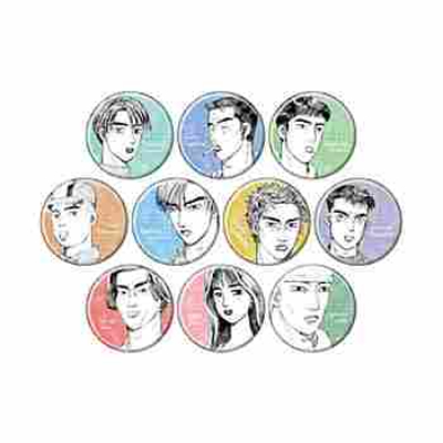 (s)ホログラム缶バッジ(65mm)｢頭文字D｣01/ブラインド(全10種)(公式イラスト) 送料別880円