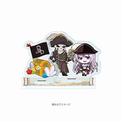 (s)アクリルスタンドプレート｢オーバーロード｣02/アインズ&シャルティア トレジャーver.(ミニキャライラスト) 送料別880円