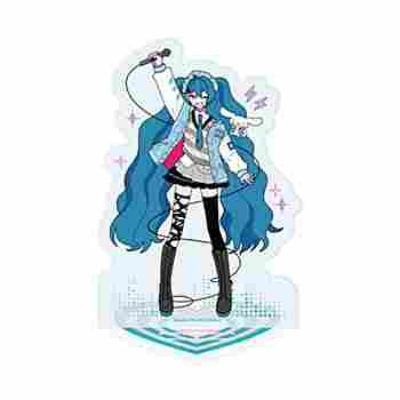 (s)アクリルスタンド｢ピアプロキャラクターズ×サンリオキャラクターズ｣01/初音ミク×シナモロール(コラボイラスト) 送料別880円