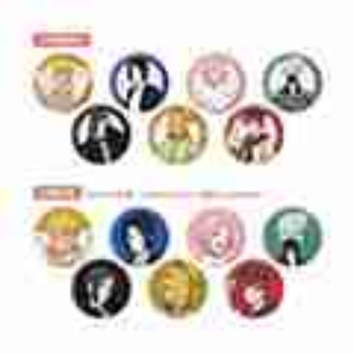 (s)ブラインド缶バッジ｢NARUTO-ナルト- 疾風伝｣01/ニューレトロver. ブラインド(全8種)(ノーマル7種/レア1種) 送料別880円