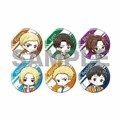 (s)缶バッジ｢TVアニメ『進撃の巨人』｣02/学生服ver. ブラインド(全6種)(グラフアートイラスト) 送料別880円