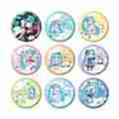 (s)ホログラム缶バッジ(57mm)｢初音ミク×シナモロール｣03/ブラインド(全9種)(コラボイラスト) 送料別880円