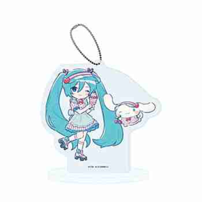 (s)アクリルスタンドキーホルダー｢初音ミク×シナモロール｣30/(グラフアートイラスト) 送料別880円