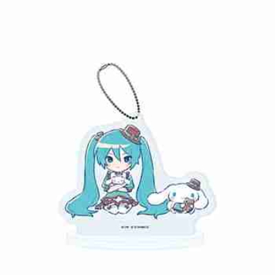 (s)アクリルスタンドキーホルダー｢初音ミク×シナモロール｣32/(グラフアートイラスト) 送料別880円