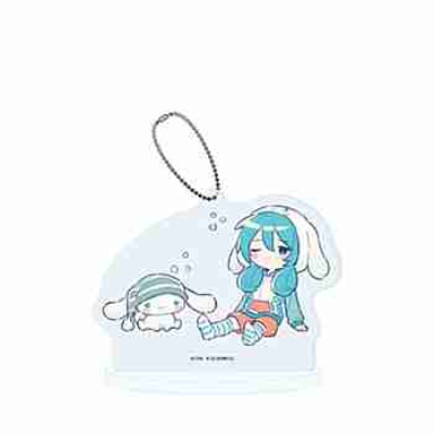 (s)アクリルスタンドキーホルダー｢初音ミク×シナモロール｣34/(グラフアートイラスト) 送料別880円