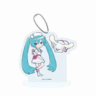 (s)アクリルスタンドキーホルダー｢初音ミク×シナモロール｣35/(グラフアートイラスト) 送料別880円