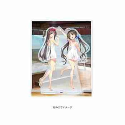 (s)プレミアム アクリルジオラマプレート｢メモリーズオフシリーズ｣01/白河ほたる&桧月彩花(描き下ろしイラスト) 送料別880円