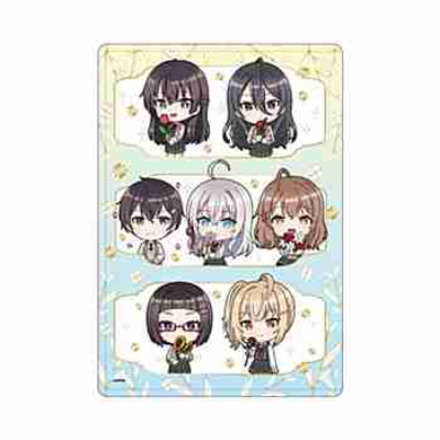 (s)キャラクリアケース｢時々ボソッとロシア語でデレる隣のアーリャさん｣03/集合デザイン 花ver.(ミニキャライラスト) 送料別880円