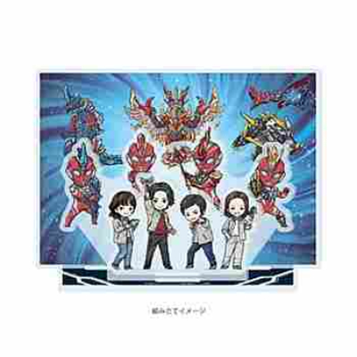 (s)アクリルジオラマ｢ウルトラマンオメガ｣02/集合デザイン(グラフアートイラスト) 送料別880円