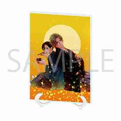 (s)アクリルアートボード(A5サイズ)｢花丸漫画100号記念フェア｣05/青⇔オレンジ 送料別880円