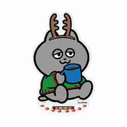 (s)アクリルスタンド ンめねこ 02 うすくろ(暖炉Ver.)(描き下ろしイラスト) 送料別880円