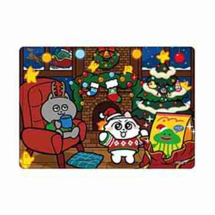 (s)キャラクリアケース ンめねこ 01 暖炉Ver.(描き下ろしイラスト) 送料別880円