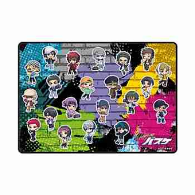 (s)ロイヤルブランケット(ひざ掛けサイズ) 黒子のバスケ02 ヒップホップVer. 集合デザイン(ミニキャライラスト) 送料別880円