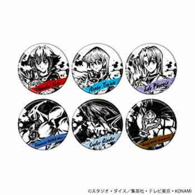 (s)缶バッジ 遊☆戯☆王デュエルモンスターズGX 11墨絵イラスト 送料別880円