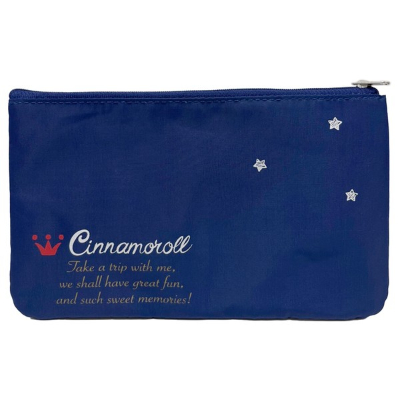 Sanrio Flat Pouch - New for Fall/Winter 2022 - Cinnamoroll Flat Pouch (フラットポーチ サンリオ/SANRIO 2022秋冬新作 - フラットポーチ シナモロール) - Image 2