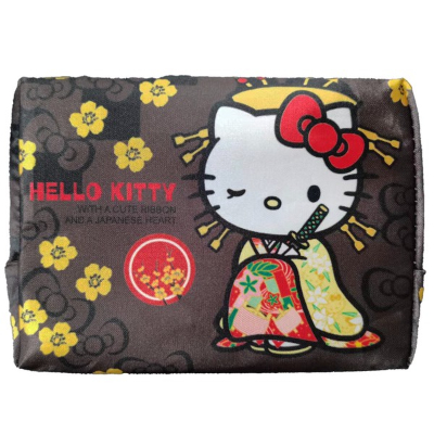 Japanese Pattern Series Eco Bag Hello Kitty Kimono Sanrio Characters - Japanese Pattern Eco Bag Miyabi (和柄シリーズ エコバッグ ハローキティ着物 サンリオキャラクターズ - 和柄エコバッグ 雅) - Image 2