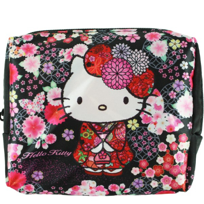 Japanese Pattern Series Eco Bag Hello Kitty Kimono Sanrio Characters - Japanese Pattern Eco Bag Cherry Blossom Butterfly (和柄シリーズ エコバッグ ハローキティ着物 サンリオキャラクターズ - 和柄エコバッグ 桜蝶) - Image 2