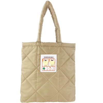 Quilted Tote Bag Pompompurin Sanrio Characters - Quilted Tote Bag Pompompurin (キルティングトートバッグ ポムポムプリン サンリオキャラクターズ - キルティングトートバッグ ポムポムプリン)