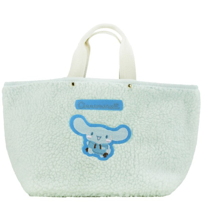Boa Tote Bag Cinnamoroll Sanrio Characters - Boa Tote Bag Cinnamoroll (ボア手提げバッグ シナモロール サンリオキャラクターズ - ボア手提げバッグ シナモロール)