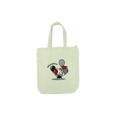 Hide and Seek Art Canvas Tote Bag Hello Kitty Sanrio Characters - Canvas Tote Bag Hello Kitty (かくれんぼアート 帆布トートバッグ ハローキティ サンリオキャラクターズ - 帆布トートバッグ ハローキティ)