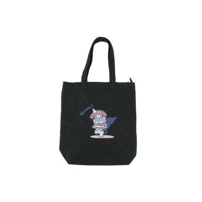 Hide and Seek Art Canvas Tote Bag Kuromi Sanrio Characters - Canvas Tote Bag Kuromi (かくれんぼアート 帆布トートバッグ クロミ サンリオキャラクターズ - 帆布トートバッグ クロミ)