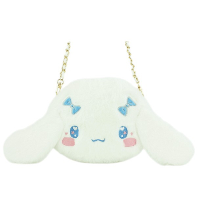 Fur Chain Shoulder Bag Cinnamoroll Sanrio Characters - Fur Chain Shoulder Bag Cinnamoroll (ファーチェーンショルダー シナモロール サンリオキャラクターズ - ファーチェーンショルダー シナモロール)