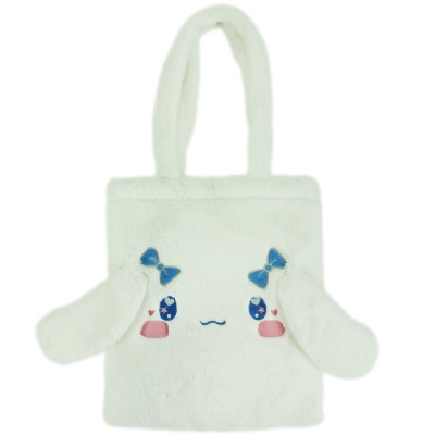 Cinnamoroll Fur Tote Bag Sanrio Characters - Cinnamoroll Fur Tote Bag (ファートートバッグ シナモロール サンリオキャラクターズ - ファートートバッグ シナモロール)