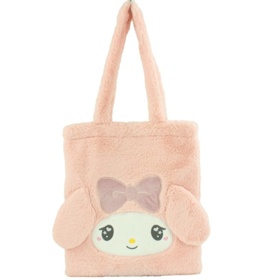 Sanrio Characters My Melody Fur Tote Bag - My Melody Fur Tote Bag (ファートートバッグ マイメロディ サンリオキャラクターズ - ファートートバッグ マイメロディ)