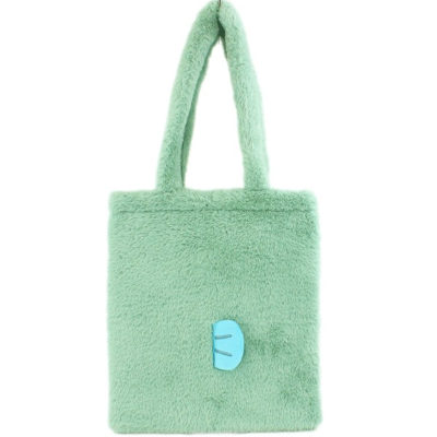 Hangyodon Fur Tote Bag Sanrio Characters - Hangyodon Fur Tote Bag (ファートートバッグ ハンギョドン サンリオキャラクターズ - ファートートバッグ ハンギョドン) - Image 2