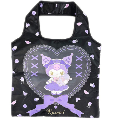 Eco Bag Kuromi Sanrio Characters - Eco Bag Kuromi (エコバッグ クロミ サンリオキャラクターズ - エコバッグ クロミ)