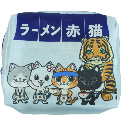 Eco Bag Ramen Red Cat - Eco Bag 03 (エコバッグ ラーメン赤猫 - エコバッグ 03) - Image 2