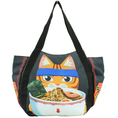 Print Balloon Bag Ramen Red Cat - Print Balloon Bag 02 (プリントバルーンバッグ ラーメン赤猫 - プリントバルーンバッグ 02)