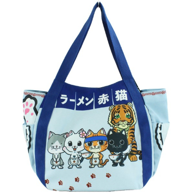 Print Balloon Bag Ramen Red Cat - Print Balloon Bag 03 (プリントバルーンバッグ ラーメン赤猫 - プリントバルーンバッグ 03)
