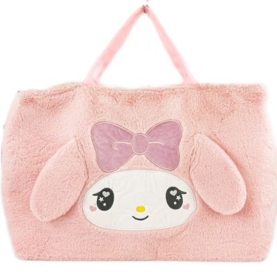 Die-cut Fur Series Boston Bag Type My Melody Sanrio Characters - Die-cut Fur Series Boston Bag Type My Melody (ダイカットファーシリーズ ボストンバッグタイプ マイメロディ サンリオキャラクターズ - ダイカットファーシリーズ ボストンバッグタイプ マイメロディ)