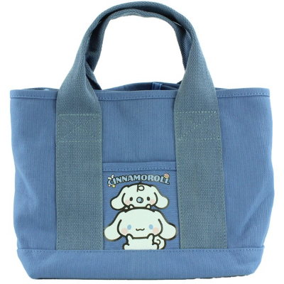 Canvas Divided Mini Tote Bag, Large, Cinnamoroll, Sanrio Characters - Canvas Divided Mini Tote Bag, Cinnamoroll (帆布仕切りミニトートバッグLサイズ シナモロール サンリオキャラクターズ - 帆布仕切りミニトートバック シナモロール)