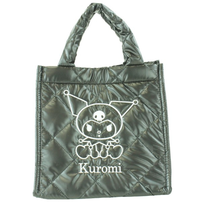 Metallic Quilted Cube Bag Kuromi Sanrio Characters - Metallic Quilted Cube Bag Kuromi (メタリックキルティングキューブバッグ クロミ サンリオキャラクターズ - メタリックキルティングキューブバッグ クロミ)