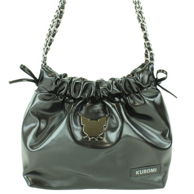 Metallic Drawstring Shoulder Bag Kuromi Sanrio Characters - Metallic Drawstring Shoulder Bag Kuromi (メタリック巾着ショルダーバッグ クロミ サンリオキャラクターズ - メタリック巾着ショルダーバッグ クロミ)