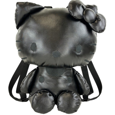 Metallic Body Backpack Hello Kitty Sanrio Characters - Metallic Body Backpack Hello Kitty Black (メタリックボディリュック ハローキティ サンリオキャラクターズ - メタリックボディリュック ハローキティ BK)