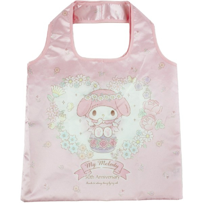 Satin Eco Bag My Melody Sanrio Characters - Eco Bag My Melody (サテンエコバッグ マイメロディ サンリオキャラクターズ - エコバッグ マイメロディ)