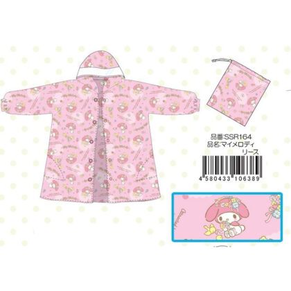 Sanrio My Melody Raincoat - My Melody Wreath Raincoat (レインコート マイメロディ サンリオ/SANRIO - レインコート マイメロディ リース)