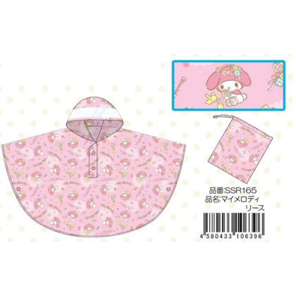 Rain Poncho My Melody Sanrio - ▲Rain Poncho My Melody Wreath (レインポンチョ マイメロディ サンリオ/SANRIO - ▲レインポンチョ マイメロディ リース)
