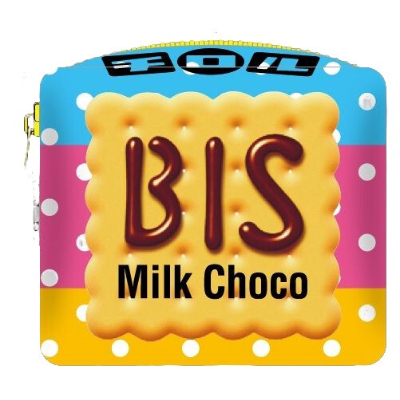 Cube Lovely Pouch Sweets Series - Tirol Chocolate Biscuits (キューブラブリーポーチ お菓子シリーズ - チロルチョコ ビスケット)