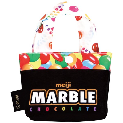 Eco Bag Marble Chocolate BK - Eco Bag Marble Chocolate BK (エコバッグ マーブルチョコレート BK - エコバッグマーブルチョコレートBK) - Image 3