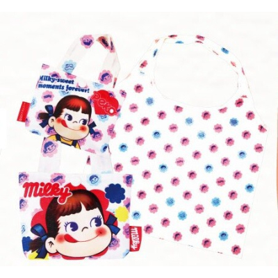 Peko-chan Flower Eco Bag - Peko-chan Flower (エコバッグ ペコちゃん フラワー - ペコちゃん フラワー)